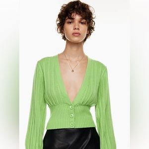 Wilfred Plunge Front Cardigan